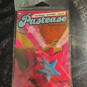 Pastease Star Pasties in Pink and Blue nipple covers
